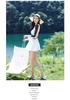 Women's 2022 Slimming Skirt-Style One-Piece Swimsuit: Conservative, Belly-Covering, Bubble Hot Spring, Small-Chest Support.