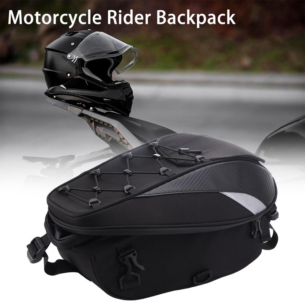 Waterproof Motorcycle Rear Seat Bag Oxford Cloth Rider Backpack  Bikers Accessories