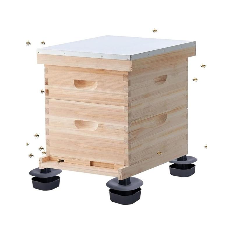 Slip Resistant Base Ants Proof Hives Feet Hives Base Feet Convenient Outdoor Stand Plastic Texture Perfect for Workshop