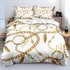 Luxury Home Bedding Set Bedroom Luxury Printed Bedding Set Quilt Cover Pillow Case 2/3 Pieces Home Decoration Soft Microfiber