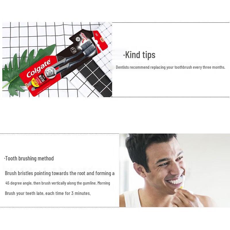 Colgate Slim Soft Charcoal Toothbrush