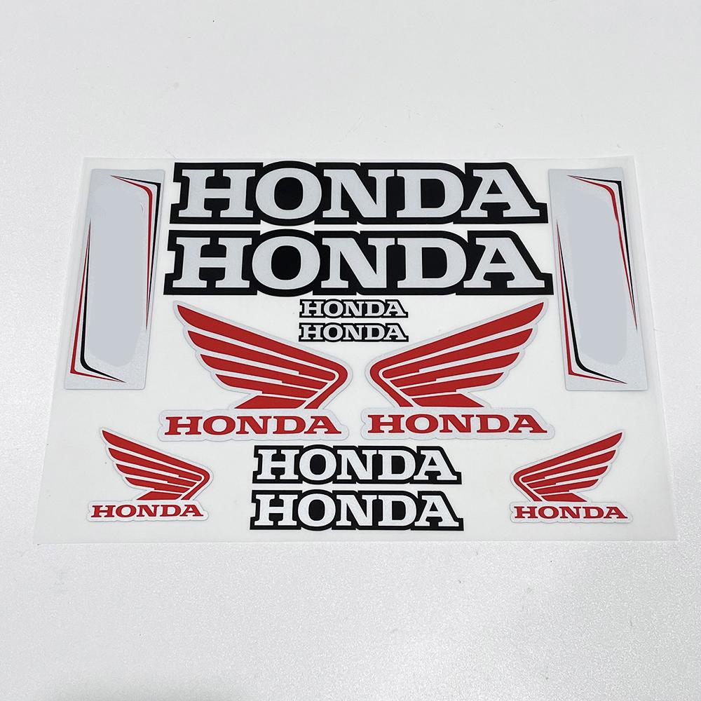Reflective Stickers Creative Racing N5 Wings Logo Decals for Honda Motorcycle Helmet Fuel Tank Car Computer Suitcase