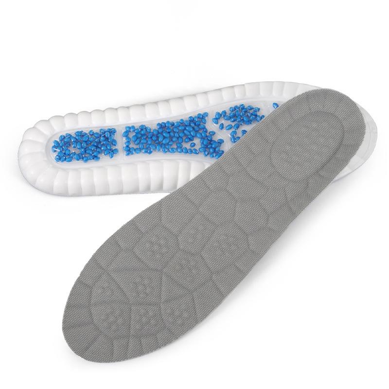 Popcorn Air Cushion High Elastic Sports Insole - Breathable, Sweat-Absorbent, Soft, for Running & Military Training