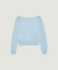GROVE Juno Off-Shoulder Knit (Light Blue)