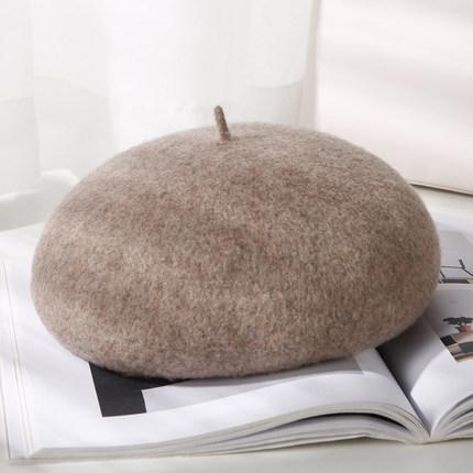 Women New Fashion Casual Breathable Knitted Linen Beret Hat Painter Cap Ladies Outdoor Beret In Winter Autumn