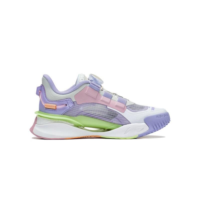 Li-Ning Rush Shadow - Extraordinary 1.5  Cloud Cushioning Rebound Wear-Resistant Lightweight Anti-Kick Casual Shoes Kids Casual Shoes YKCT052-2