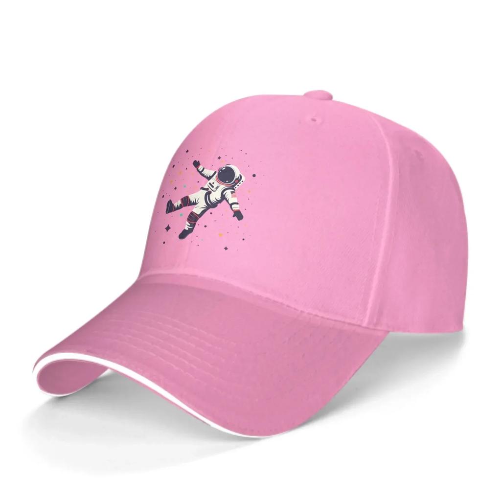 Travelling Space Fashion Baseball Cap Summer Solid Sunhat Printing Sandwich Duck Tongue Hat Adjustable For Daily Outdoor Travel