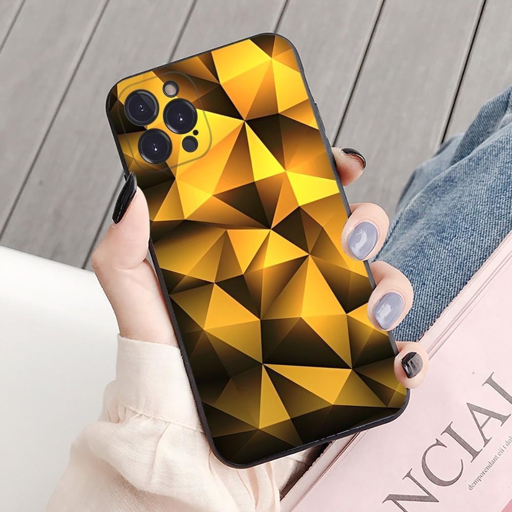 Iphone16Plus Mobile Phone Case, Luxury Geometry, Cool Mobile Phone Case, Painted Anti-Drop For Anti-Drop Hand
