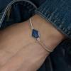 HARANG HR 330B_Pentagon Cut Lapis Lazuli Bracelet