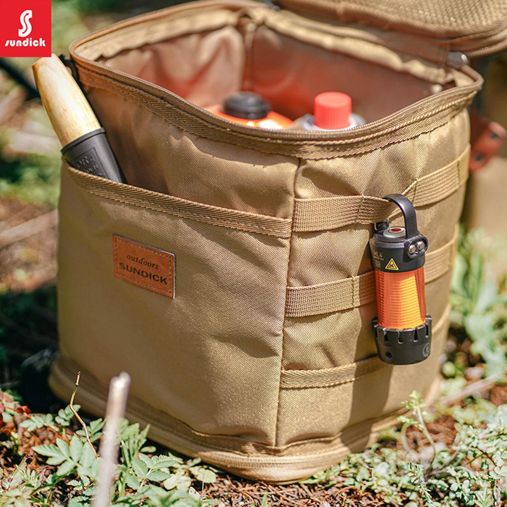 Outdoor Camping Gas Tank Storage Bag Scratch Resistant Large Capacity Ground Nail Tool Bag Gas Canister Picnic Holder Organizer