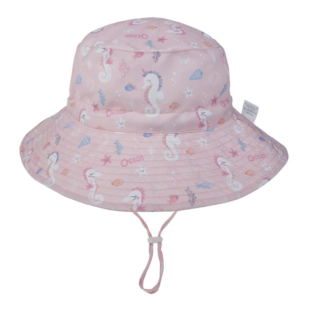 Sommer-Sonnenkappe für Babys, Baby-Sonnenhut für Mädchen und Jungen, Outdoor-Hals-/Ohrschutz, Anti-UV, Strandkappe für Kinder, Bucket Cap, 0–8 Jahre