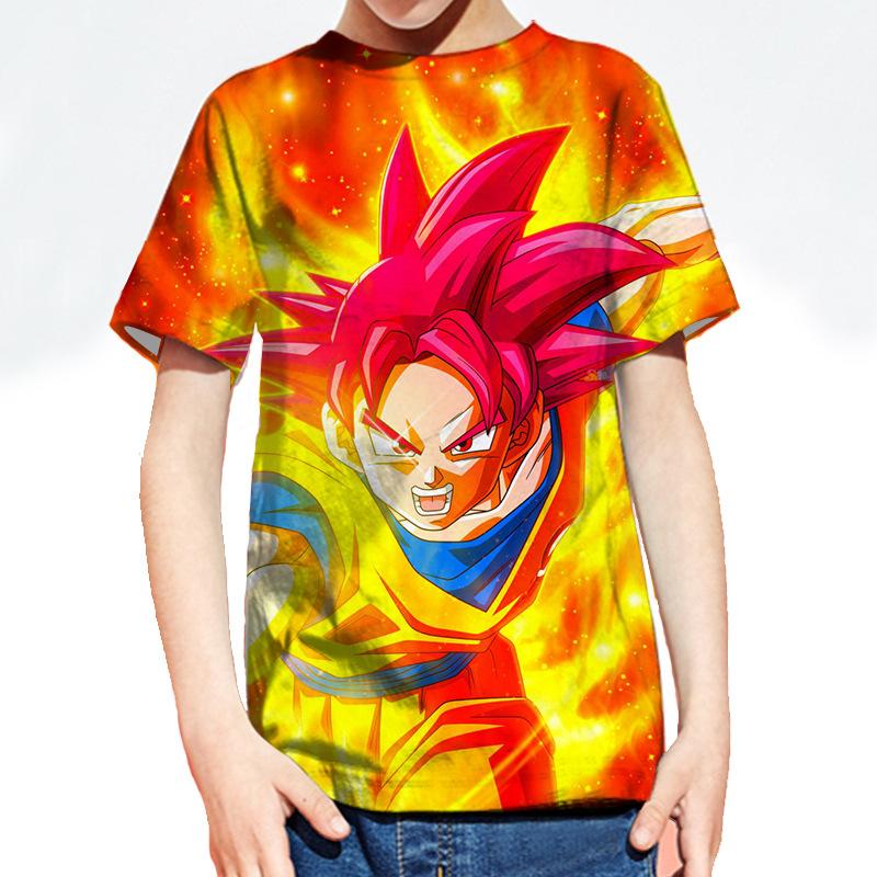 Trendy Pánské Dámské Oblečení Trička Anime Série Dragon Ball 3D Digitální Tisk Trička