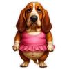Funny Basset Hound Pet Dog Animal Car Sticker Waterproof Styling Automobiles Motorcycle Exterior Accessories Vinyl Decals Y172