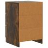 Nightstand Smoked Oak 43 x 41 x 63.5 cm Engineered Wood