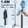 Mobile Bluetooth Panoramic Selfie Stick & Auto Pop-up Tripod for Photography & Live Streaming