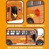 Kids Simulation Large School Bus Inertial Toys Lighting Car Model Interactive Educational Toys for Kids Birthday Christmas Gift