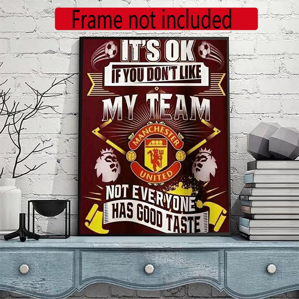 Manchester 5D Diy Diamond Painting Round Diamond Diy Frameless Holiday Artwork Suitable For Home Office Wall Decoration