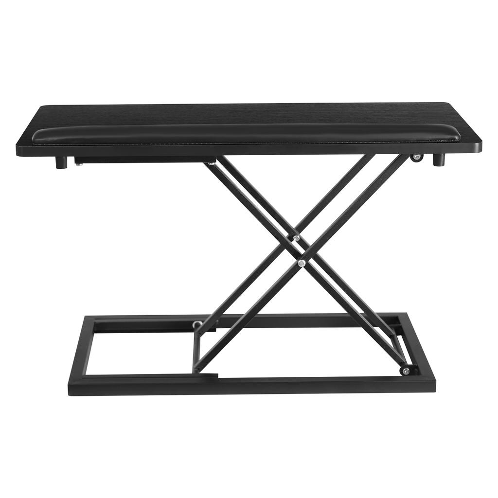 Adjustable Height Keyboard Stand, Desktop Keyboard Riser, Keyboard Stand Black Non-slip Pads for Computer Rooms, Offices, Home