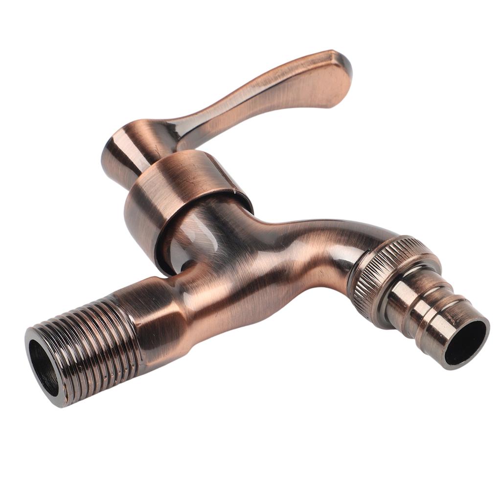 Anituqe Washing Machine Faucet Crane Decorative Outdoor Faucet Vintage Garden Sink Faucet Wall Single Cold Mop Sink Faucet