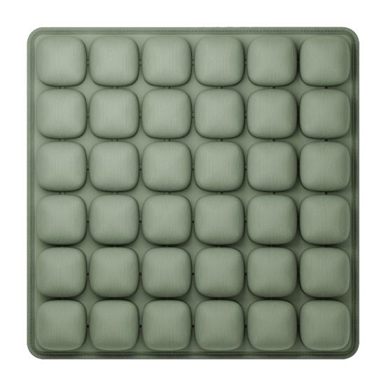 Inflatable Seat Cushion Travel Cushion Airplane Seat with Built-in Air Pump 36-Cell Seat Cushion for Long Flights Back And Tailbone Pain Relief