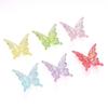 Acrylic Butterfly Transparent Two-color Gradient Charm for DIY Jewelry 20 Pcs