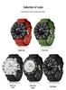 Oufannishi Men's Fashion Quartz Watch - Luminous, Waterproof, Silicone Strap, Double Calendar