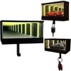 LED Işıklı Garaj Anahtarlığı Araba Tutkunu Anahtarlığı LED Sonsuzluk Aynalı Anahtarlık Araba Severlere Hediye Girişler İçin Kolay 1 Adet