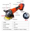 Brushless Cordless Impact Angle Grinder 125mm Variable Speed For 18V Battery DIY Power Tools Cutting Machine Polisher No Battery