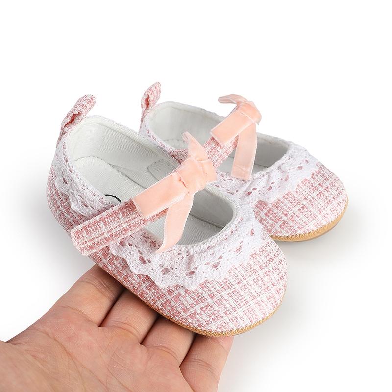 Baby Mädchen Flache Rutschfeste Schuhe Prinzessin Schuhe Erste Laufschuhe