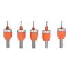 5pcs 2.8 3 3.2 3.5 4mm Diameter Countersink Drill Bit Set Hole Opener Bit Set  PVC Edge Banding