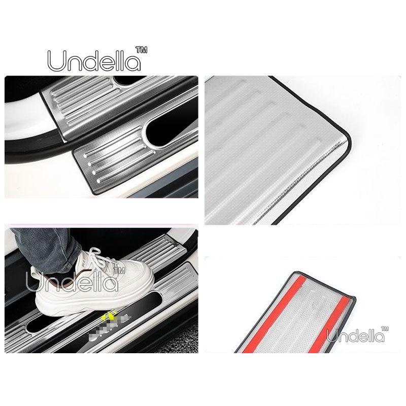 For GWM ORA 5 2026 2027 Car Threshold Door Sill Pedal Protector Rear Trunk Bumper Guard Cover Stainless Steel Sticker Accessorie