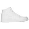 Jordan Air Jordan 1 Mid top Skateboardové boty Pánské Bílé 554724-100