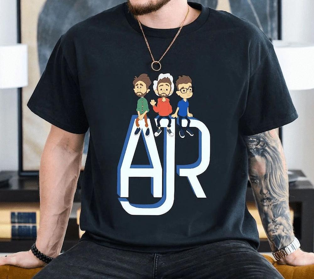 AJR Band Shirt, The Click Album Shirt, AJR Members Chibi Shirt Unisex T-Shirt S