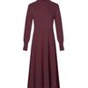 Pletené midi šaty s polovičním rolákem, silným dlouhým rukávem, pletené zboží, vestidos, volný nadměrný svetr, župan, dámské podzimní šaty