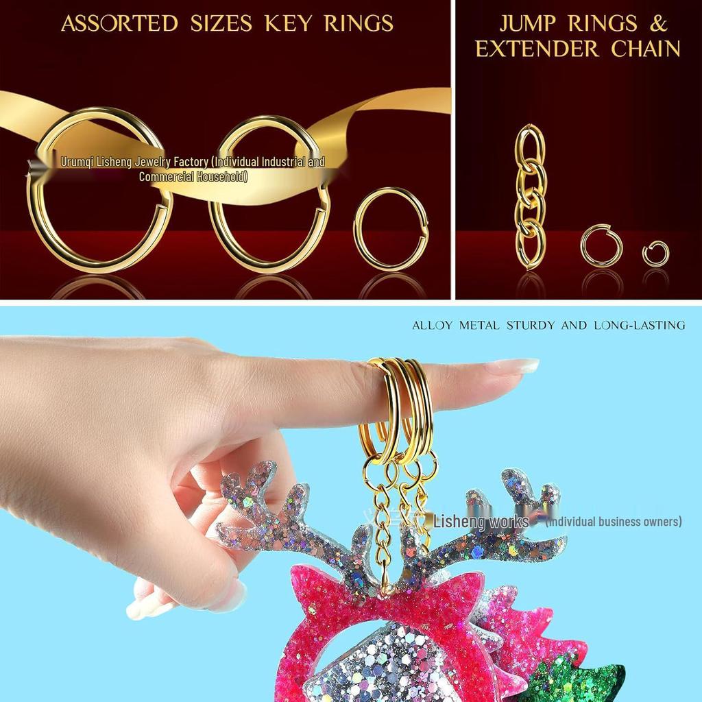 265PCS Keyring Clip & Lobster Clasp DIY Kit