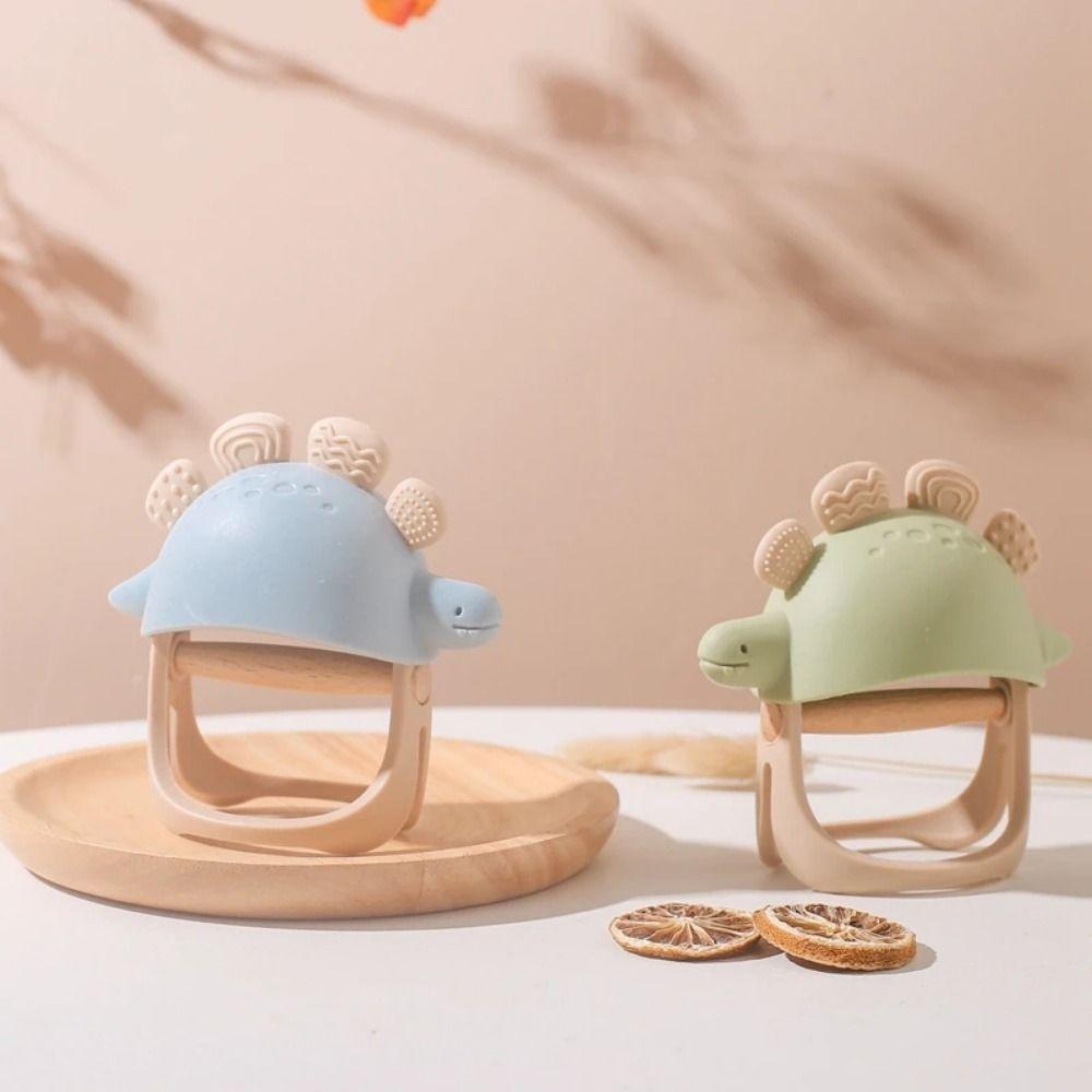 Soft Material Nursing Teething Toys Detachable Silicone Baby Teething Ring  Infant