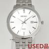 Used Used Item, Battery Replaced, Seiko SEIKO Men's Quartz Watch, Silver Dial, Stainless Steel Band, Metal Band, Analog, Three Hands, 6N42-00N0