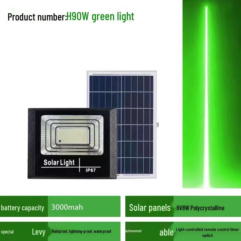 Cross-border RGB Seven-Color Outdoor Solar Landscape Lights for Park, Hotel, and Villa.