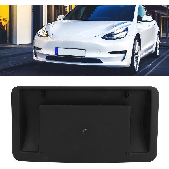 Front License Plate Mount Frame Replacement for 3 2017 To 2023, Front Bumper License Plate Bracket License Plate Holder Mount, OE Number 1096829 00 G