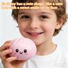 Stress Relief Toys Giant Dumpling Squishy, Soft Squeeze Toy for Adults & Kids, Cute Smile Face Decompression Toy with Storage Box