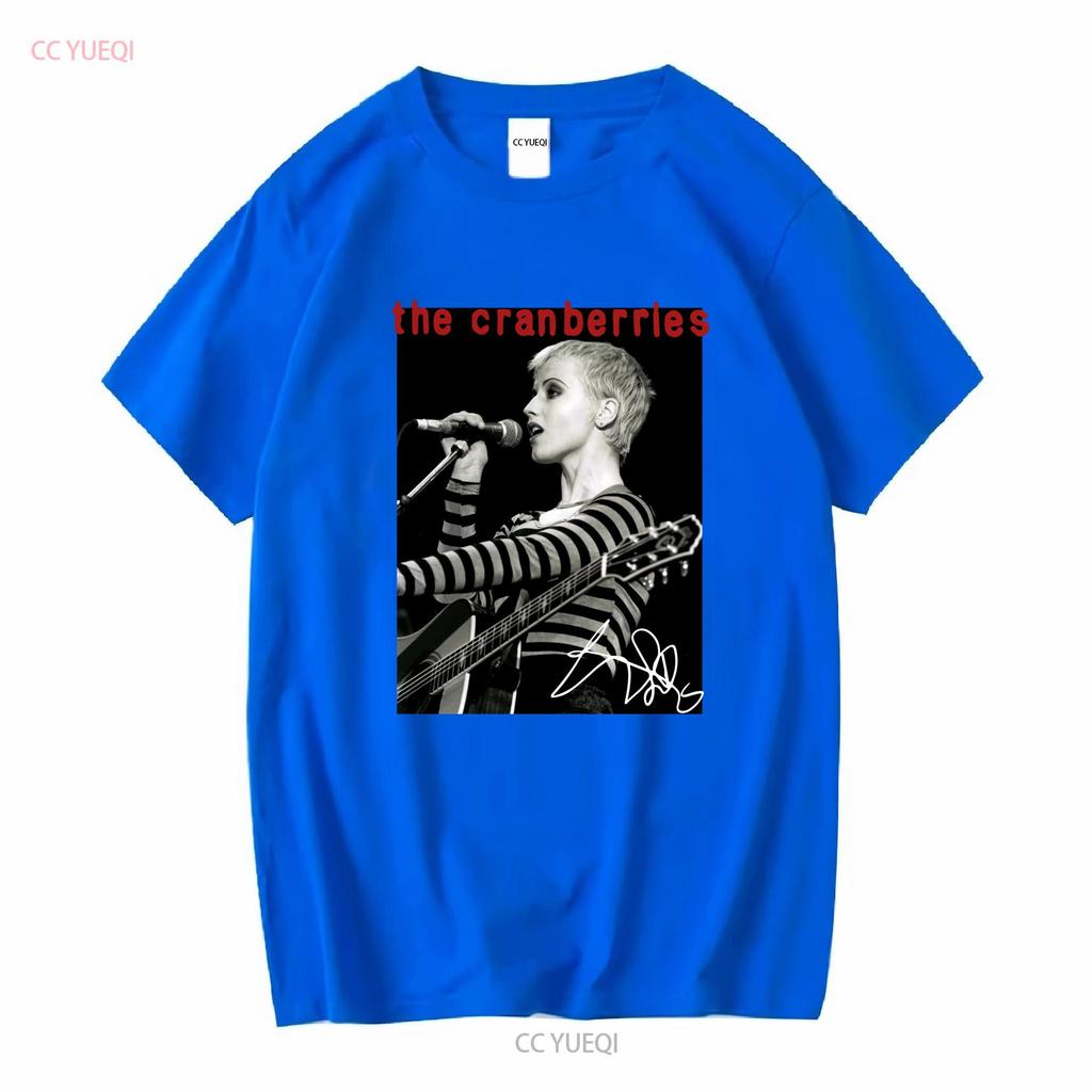 Gorąca Dolores O Riordan The Cranberries Bawełna Męska Wszystkie Rozmiary Koszulka 1N2837 z długim lub krótkim rękawem vintage Prana homme Oddychająca