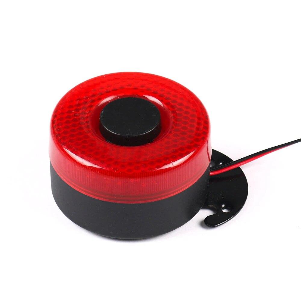 12/24V Reverse Accessories Beeper Horn Vehicle Auto Warning Back Up Car Reversing Alarm Speaker Buzzer Siren with Light for Cars