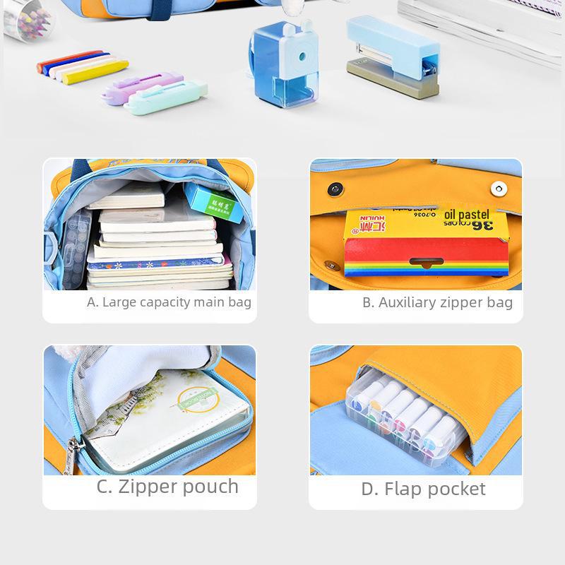 New Style Dual-Purpose Tutoring Bag for Kids - Handheld & Shoulder Messenger