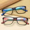 3PCS Anti Blue Light Reading Glasses TR90 Frame Sports Eyewear for Men Women Presbyopia +100 To +400 Black Red