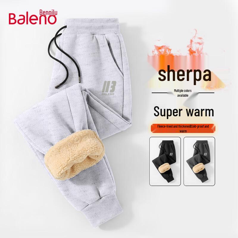 Baleno Men's Winter Fleece-Lined Casual Joggers