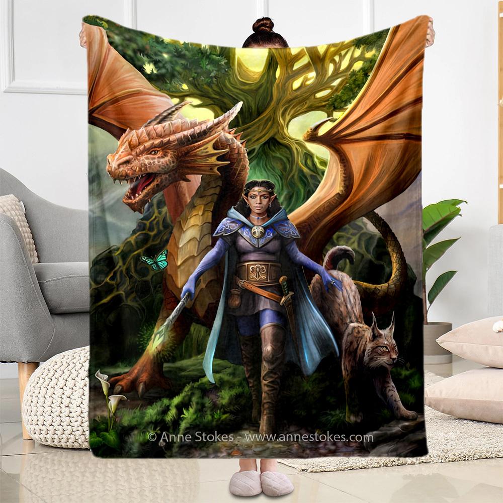 Gothic Style Blanket Ultra-Soft Great for Couch Livingroom Sofa Four Seasons Universal Warmthful Decor Birthday Christmas Gift Blanket