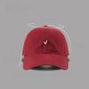 Cotton Baseball Cap With Embroidered Letters For Casual Outdoor Summer Wear