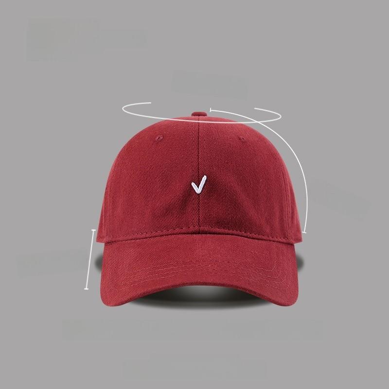 Cotton Baseball Cap With Embroidered Letters For Casual Outdoor Summer Wear