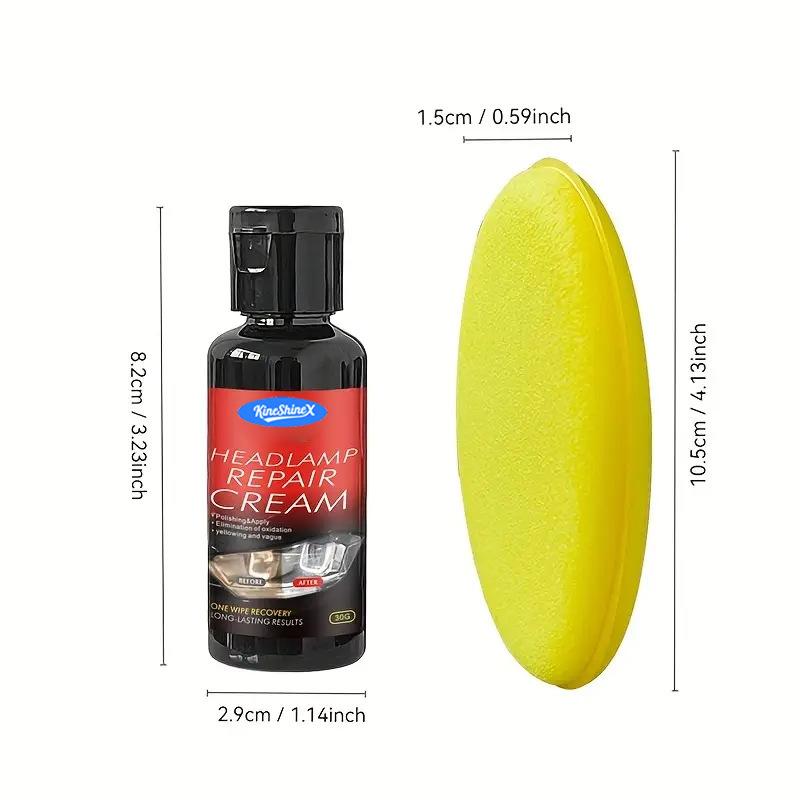 

Жидкость для восстановления фар автомобиля Автомобильная фара Окисление Пожелтение Царапины Помутнение Улучшение One Size чёрный