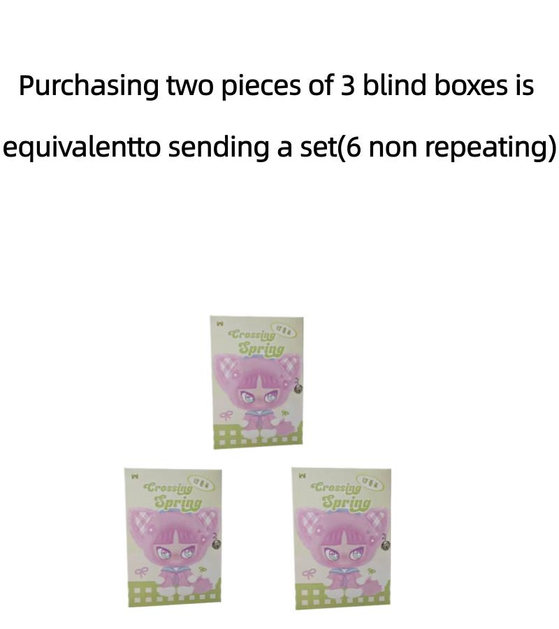 Auf Lager INN Crossing Spring Series Blind Box Mystery Box Puppen Kawaii Action Anime Figur Blind Box Spielzeug Geschenk